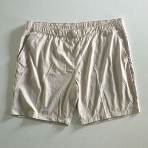 Adidas Men's Athletic Shorts - Light Tan Size XXL